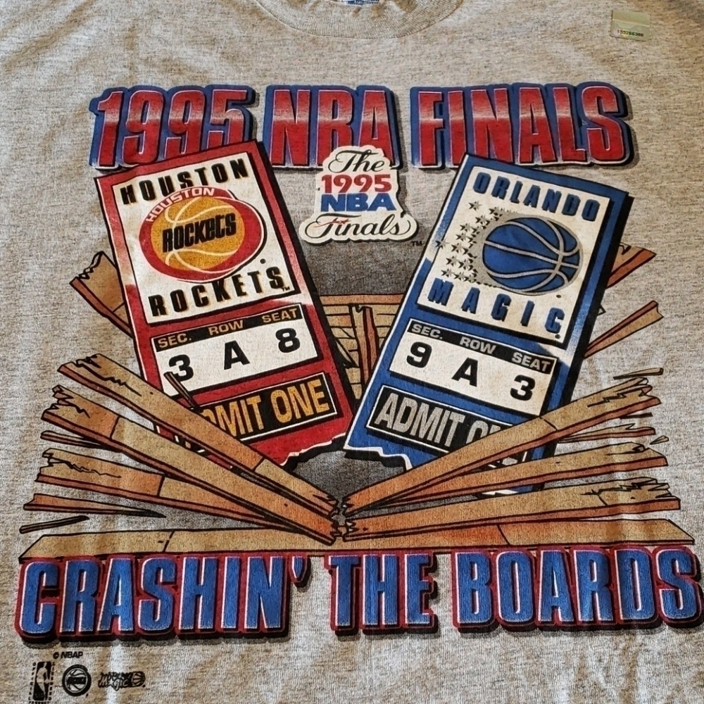 1995 NBA FINALS tee shirt